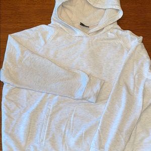 32 Degrees oversized Sherpa hoodie, S, light gray